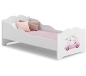 Cama de criança 140 x 70 com colchão e estrado incluídos Kobi Anna Cat