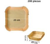 50/100/200Pcs Air Fryer Disposable Paper Non-Stick Airfryer Baking Papers Round Air-Fryer Paper Liners Paper Kitchen Accessories