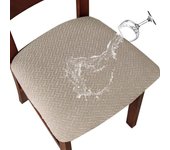 Waterproof Plaid Fabric Seat Case 4 Type Elastic Chair Covers For Kitchen Machine-wash Chair Seat Covers For Home Dining Room