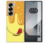 Tumundosmartphone Funda Carcasa Dura para Samsung Galaxy Z Fold 6 5G diseño Helado Vainilla Dibujos
