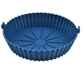 Air Fryer Silicone Liners Pot, Airfryer Basket, Replacement of Flammable Parchment Paper, Reusable Baking Tray Oven Accessories