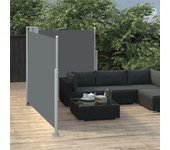 Tienda de campaña solar lateral retrácthil antracita 100x600 cm
