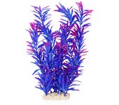 Plantas de plástico para acuario, simulación de plantas acuáticas, plantas acuáticas moradas para adornos de peceras, decoraciones naturales (32 cm/12,5 pulgadas)