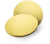 Glotomania - Base Para Tarta Redonda Dorada - 30 X 1,2 Cm (5 Uds)