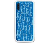 Funda original compatible con Samsung Galaxy A70 - Rick y Morty Mr. Meeseeks look at me