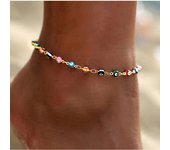 New Instagram Devil's Eye Feet Chain Creative Design Retro Personalized Bohemian Beach Feet Decoration