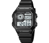 SKMEI Japan Digital Movement Countdown Sport Watches Mens Multifunction 5Bar Waterproof Chrono Wristwatch Clock reloj hombre