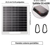 Portable USB Foldable Solar Panel, Folding Solar Panels For Travel, Mobile Phone Charging Bank, Flashlight, Fan, Mobile Phone Ba