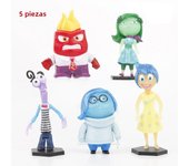 5/6pcs Disney Inside Out Kids Toy Figure Sadness Joy Anger Action Doll Toy Cake Decorative Desk Ornament Kid Birthday Gift