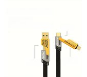 65W USB Type C Cable 4 in 1 PD 27W Fast Charging Data Cable For iPhone 15 14 13 Pro Max Samsung Xiaomi Huawei iPad USB C Cable
