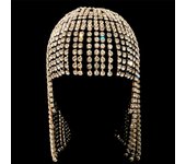 Stonefans Exaggerated Fringe Hair Chain Accessories Braids Y2k Jewelry Shiny Nightclub Crystal New Headband Hat Bridal Headpiece