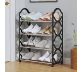 Shoe Shelf 4 Layers Simple Dust-proof Storage Shoe Cabinet Multi-layer Assembly Door Dormitory Organizer Rack