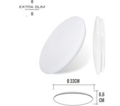 plafon/aplique led de superficie 18w 4000k ø33x6,6cm edm