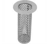 Filtro de fregadero de acero inoxidable, filtro de drenaje de piso adecuado para la mayoría de fregaderos de drenaje, suministros microporosos de cocina y baño (3,3x10x5,5 cm)