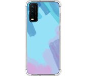 Funda Silicona Antigolpes para Vivo Y20s / Y11s diseño Acuarela 10 Dibujos