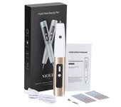 Bolígrafo de escaneo de puntos de belleza de 15 niveles para eliminar lunares, verrugas y pecas, bolígrafo láser para el hogar, instrumento de belleza de punto de luz dorado