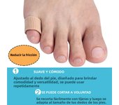 Pexmen 1/2/5Pcs Toe Cushion Tube Toe Sleeves Soft Gel Toe Protectors for Corns Blisters Calluses Toes and Fingers Foot Care Tool