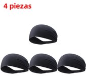 10-1PCS Sports Sweatband Breathable Sweat Absorbent Headband Soft Smooth Outdoor Sport Yoga Headband Hair Head Band
