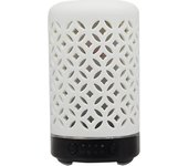 Aroma Diffuser Ceramic Copper Coin Desktop Ultrasonic Perfume Diffuser Air Humidifier Smart Home Appliances with LED Night Light