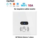 Cerhot EU Tuya WiFi Smart Switch Wave Senssor Move WiFi Switch Infection light Switch No Need Touch IR Motion Activated Switches