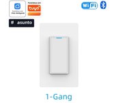 Tuya Matter WiFi Smart Light Switch Need Neutral Wire 110-240V 1/2/3 Way Control Panel Works With Smart Life Homekit Alexa Home