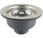 Desagüe del fregadero sin rebosadero cesto de acero inoxidable ø 110 mm 1½", colador