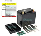 Turmera 12V 30Ah to 35Ah Motorcycle Battery Storage Box 3X10 18650 Holder 3S 40A BMS with Solder Nickel Use in Replace Lead-Acid