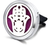 Refillable Car Air Freshener Smell Perfume Diffuser Clip Auto Vent Essential Oil Stainless Steel Locket Interior Accessories