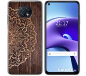 Tumundosmartphone Funda Gel Tpu para Xiaomi Redmi Note 9T 5G diseño Madera 06 Dibujos