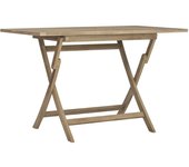 Mesa de Jardín plegable Madera maciza de Teca 120x70x75 cm