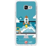 Tumundosmartphone Funda Gel Tpu para Samsung Galaxy A3 (2016) Diseño Cohete Dibujos