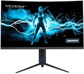Medion erazer spectator x20 monitor 32” curvo led va fullhd 165hz - respuesta 1ms - ajustable en altura, giratorio e inclinable - 2 altavoces integrados - angulo de vision 178° - hdmi, displayport - vesa 100x100mm