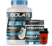 Pack Proteina ISO 2000g + Creatina 300g + Shaker (regalo)  - Musclefit  MuscleCult  Aumento Muscular