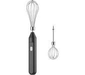 Espumador de leche - Espumador de leche eléctrico - Espumador de leche eléctrico portátil -Batidora de huevos y batidora de café eléctrica recargable por USB
