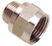 Adaptador alargue hembra 3/8 - macho 1/4 (blister 2 piezas)