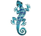 ORIGEN Home Decor - Adorno pared lagarto  Adorno Pared | Jardin Azul - 1x15x28 cm 30205