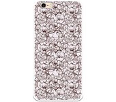 Funda original compatible con iPhone 6 o 6S con un diseño de T&J Patrón blanco y negro