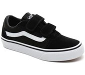 Zapatillas Vans Ward Suede Canvas Negro Blanco Td Vn0A4Btfiju1 Sneacker Niños