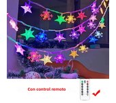 1M-30M LED Garland Holiday Star Snowflakes String Fairy Lights Ornaments Christmas Tree Decorations for Home Party Navidad 2025