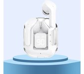 TWS Wireless Earphones Transparent Bluetooth In Ear Headset ENC Sports Headphones LED Power Digital Display Stereo Sound Earbuds