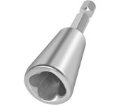 Herramienta para torcer cables, herramienta para pelar y torcer cables con vástago hexagonal de 1/4", conector pelado de cables multifuncional de 2 a 6 vías, herramienta para conector torcido de cables con controlador de taladro para cables