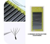 GLAMLASH 3D4D5D6D7D8D W Eyelash C/D/L/LU/M Premade Volume Fans Brown Lash Extensions Natural Soft