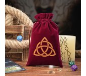 1pc Velvet Tarot Storage Bag Board Game Cards Embroidery Drawstring Package Witchcraft Supplies for Altar Tarot Dice Pouch