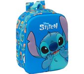 MOCHILA GUARDERIA 3D STITCH 3D