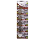 Elbat pack de 5 pilas litio de boton cr2032 3v