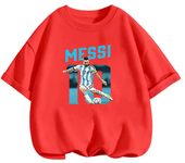 Narutoes Tshirt Boys Girls Clothing Summer Marios Short-sleeved Casual Sonic T-shirt Children's Sports Tops Messi Kids Clothes