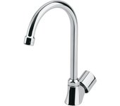 Ramon Soler Grifo de Fregadero de Cocina con Caño Alto Cromado de 1 Agua Serie ECO