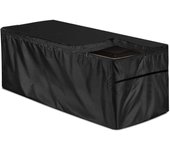 Deck Box Cover - Garden Furniture Cover, Waterproof and UV Proof Deck Box Cover, Waterproof Garden UV Proof Deck Box Cover Storage Box