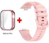 TPU Case+Silicone Strap for Huawei Watch Fit 3 Strap Replacement Band for Huawei Watch Fit3Watch Band With Case Screen Protector