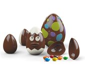 SET 3 MOLDES HUEVO DE PASCUA 3D